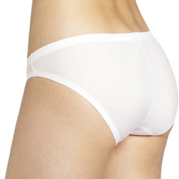 Maidenform Women's Cotton Comfort Bikini Underwear - White - Picture 2 of 2